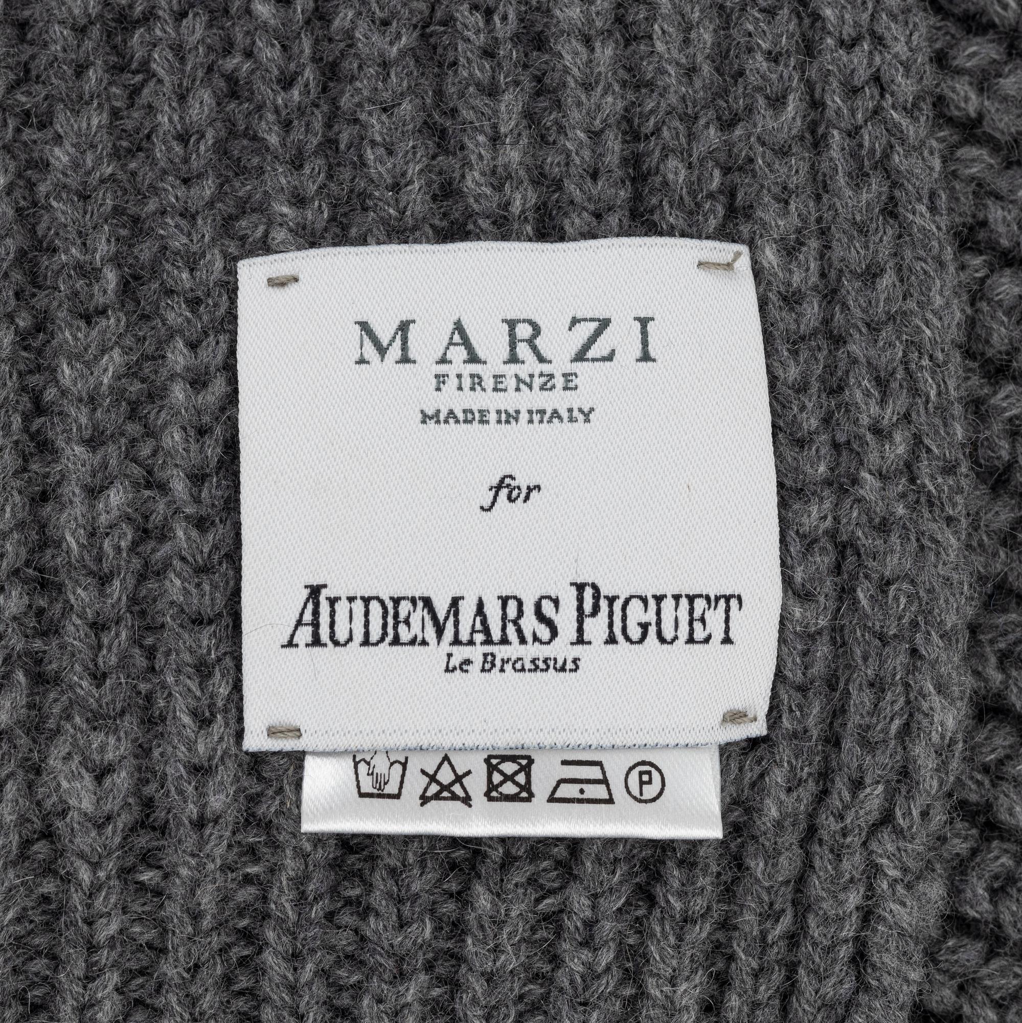Marzi Firenze, for Audemars Piguet, hat, scarf, gloves.