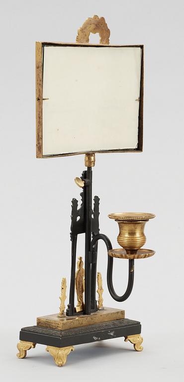 LÄSLJUSSTAKE, för ett ljus. Ryssland, 1830-tal. Senempire.
