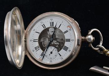 A PRICE WATCH, Fleury Geneve no 188176. Ankre 15 Jovaux. 875 / 84 silver, enamel.