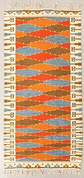 Matta rölakan 1900-talets mitt ca 242x116 cm.