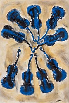 721. Arman (Armand Pierre Fernandez), ”Blue footprints”.