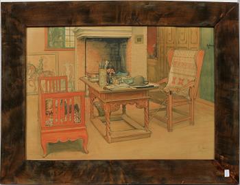 CARL LARSSON, efter, färglitografi, Idun, Stockholm, monogramssign o dat 1901 i trycket.