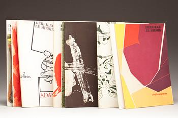 TIDSKRIFTER, "Derriere le miroir", 10 st, årgång 1974 och 1975.