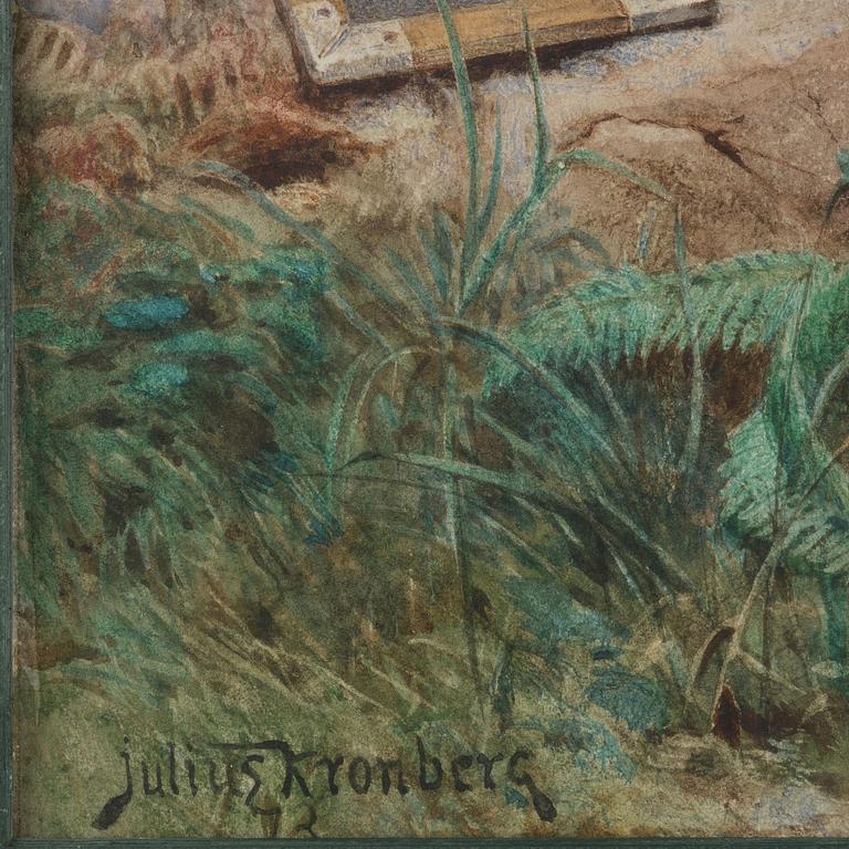 Julius Kronberg, Snöra skon.