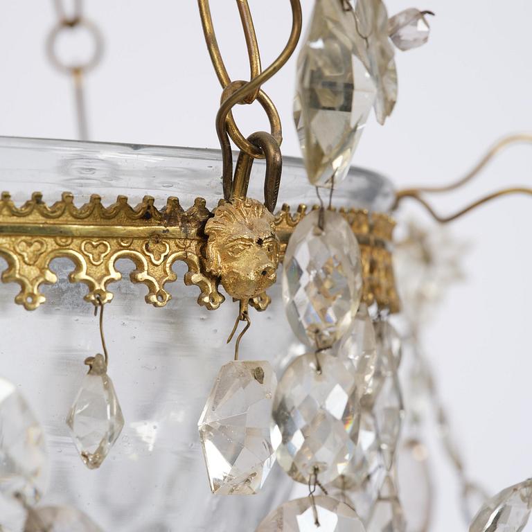 A one-light lanter, 20th century incorporating older elements.