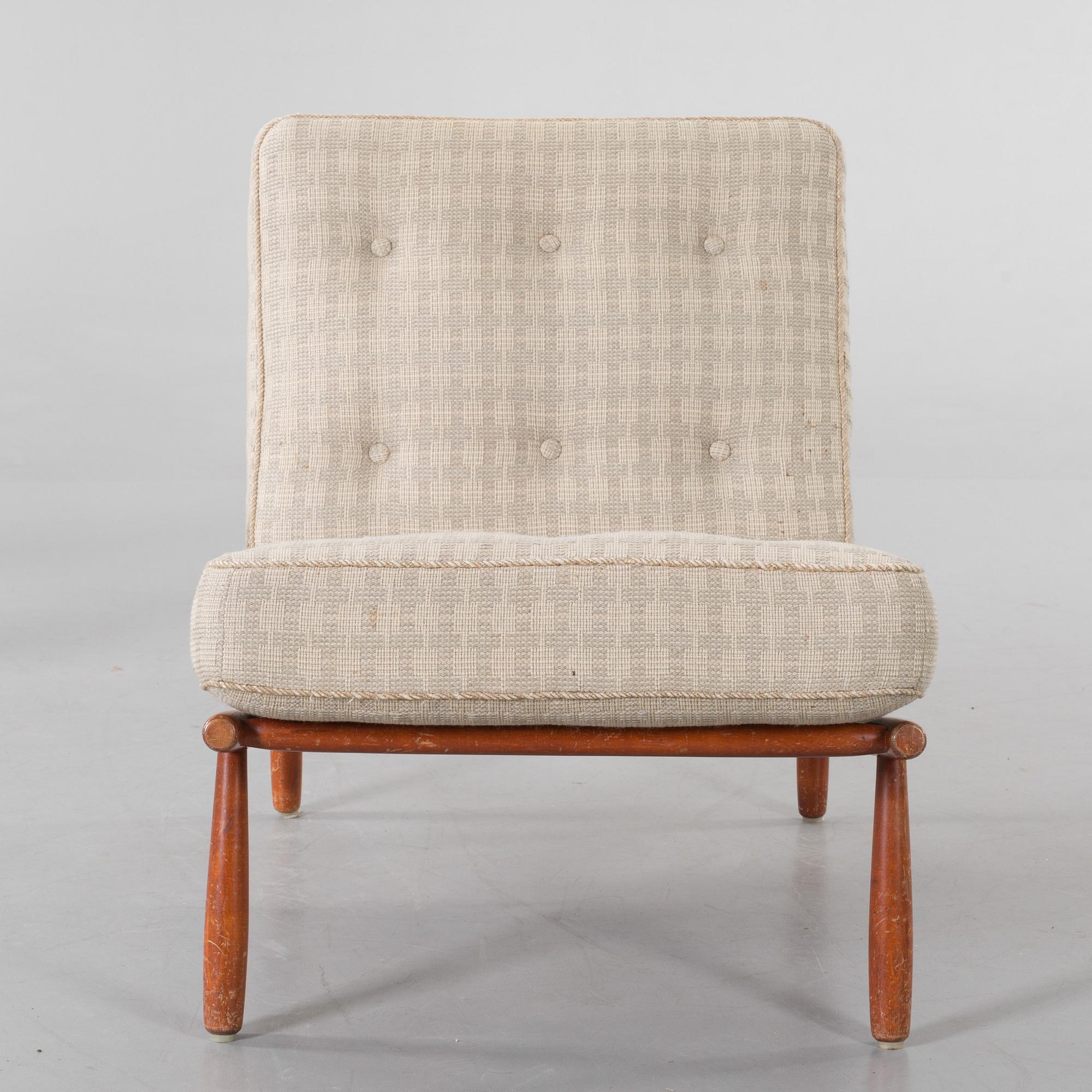 FÅTÖLJ, "Domus", Alf Svensson, Dux, 1950/60-tal.