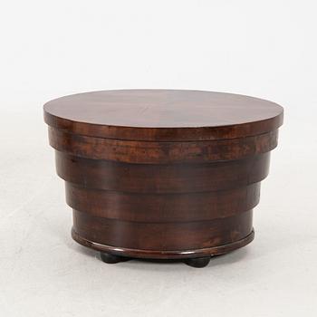 A walnut Art Deco side table first half of the 20th century.