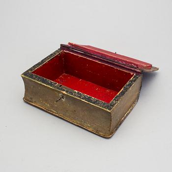 A box in the shape of two books 18th century.