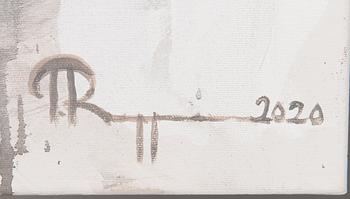 Tuula Ropponen, acrylic on canvas, a tergo signed and dated 2020.