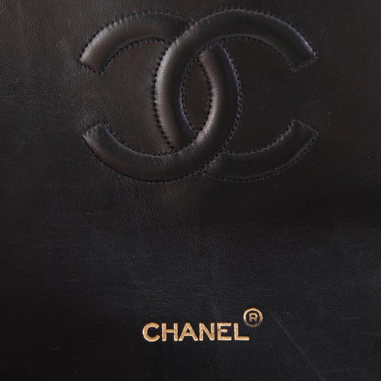 CHANEL Vintage Single Half Moon Flap Bag, 1986-88.