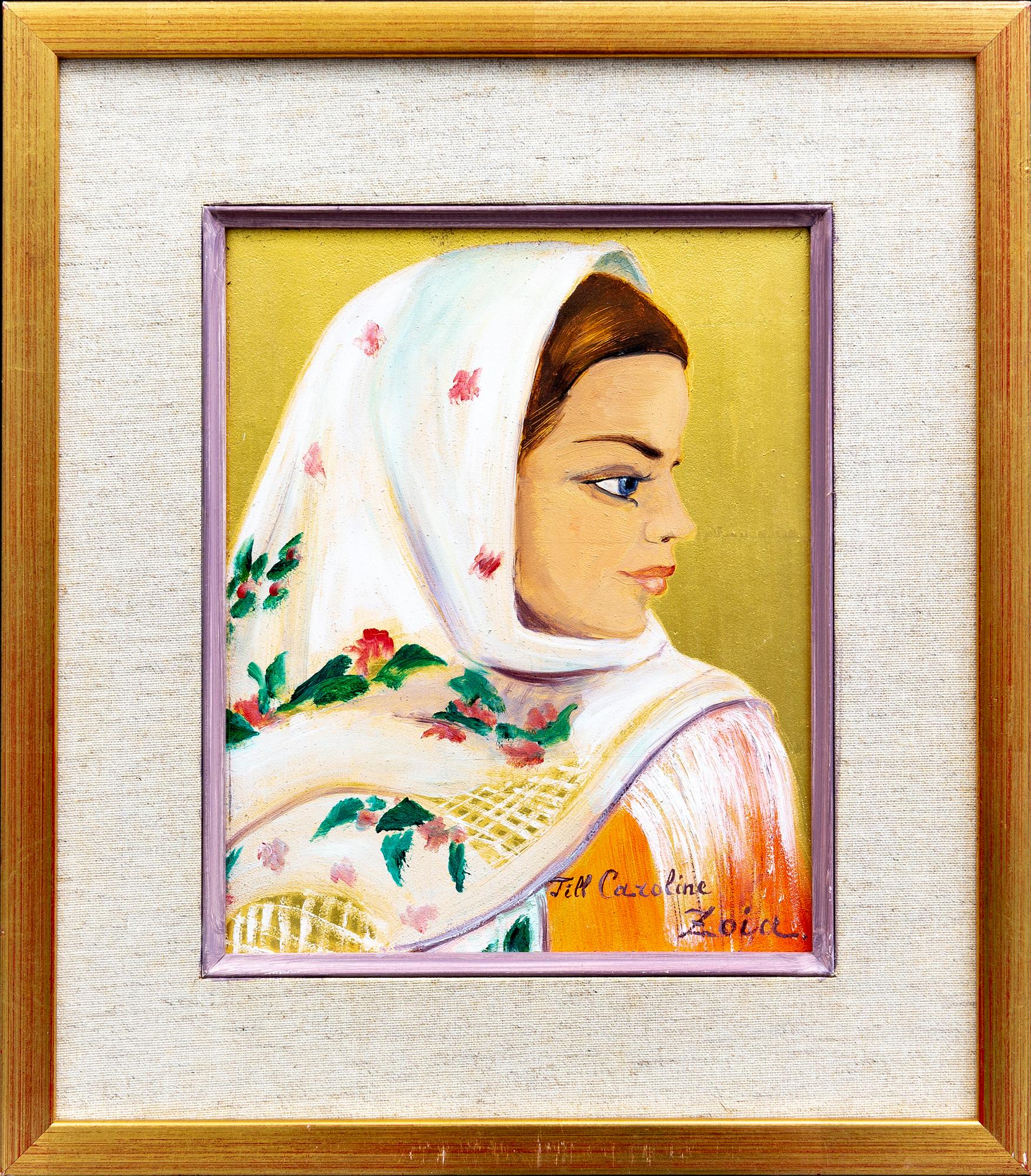 Zoia Krukovskya Lagerkrans, oil on panel signed.