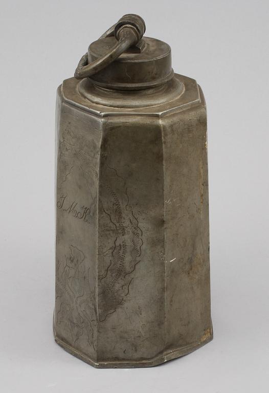 PRISMAFLAKSA, tenn, 1700/1800-tal.