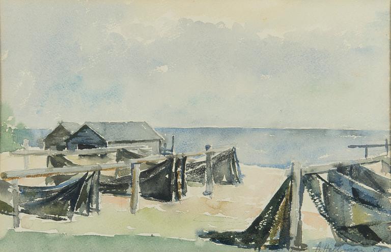 Åke Hellman, Fiskeby.