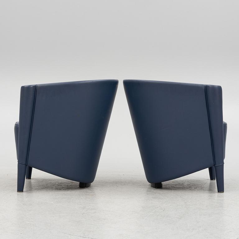 Antonio Citterio, a pair of "Rich" armchairs, Moroso, Italy.