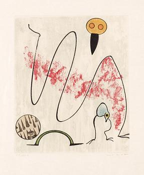 402. Max Ernst, Utan titel, ur: "Oiseaux en peril".