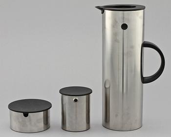 KAFFESERVIS, 3 delar, Erik Magnussen, Stelton, 1900-talets andra hälft.