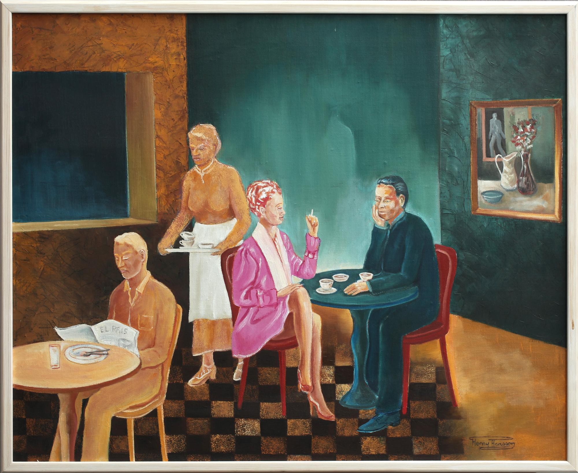 HENRY HANSSON, olja på duk, sign.