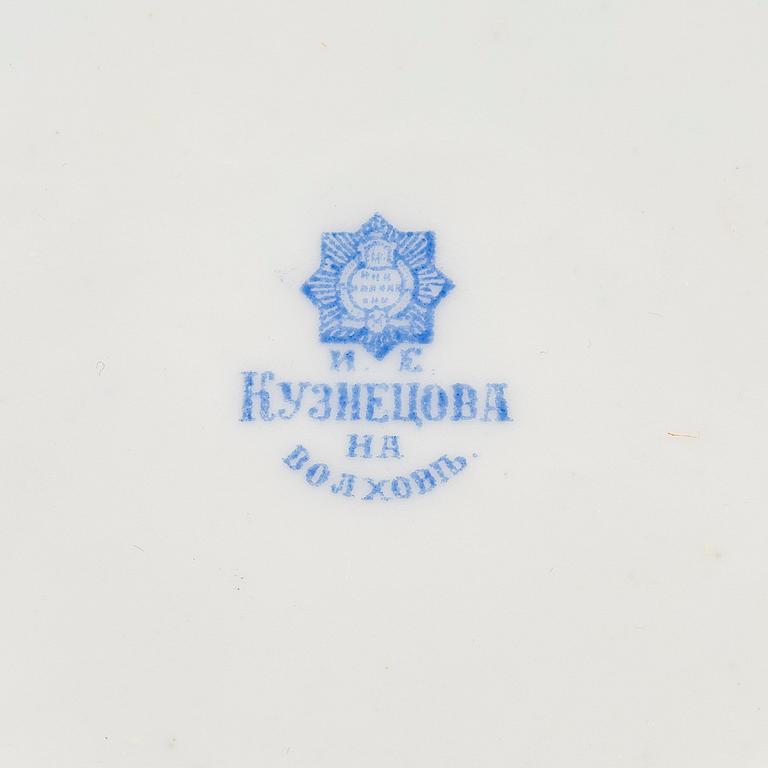 Lautasia, 2 + 6 kpl, Kuznetsov Venäjä 1900-1917.