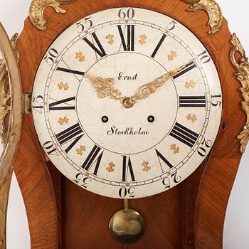 A Swedish Rococo bracket clock by Petter Ernst (1753-84).