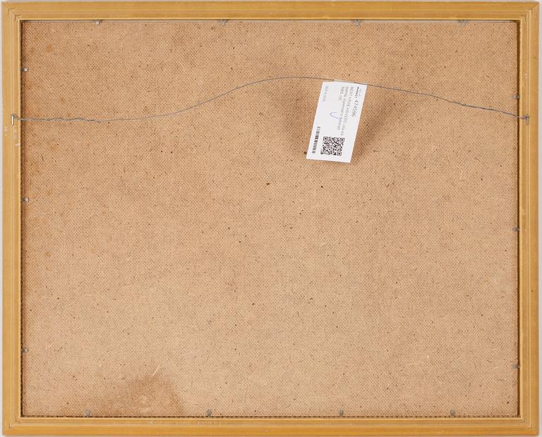 BERT HÅGE HÄVERÖ, olja på pannå, signerad o daterad 1985.