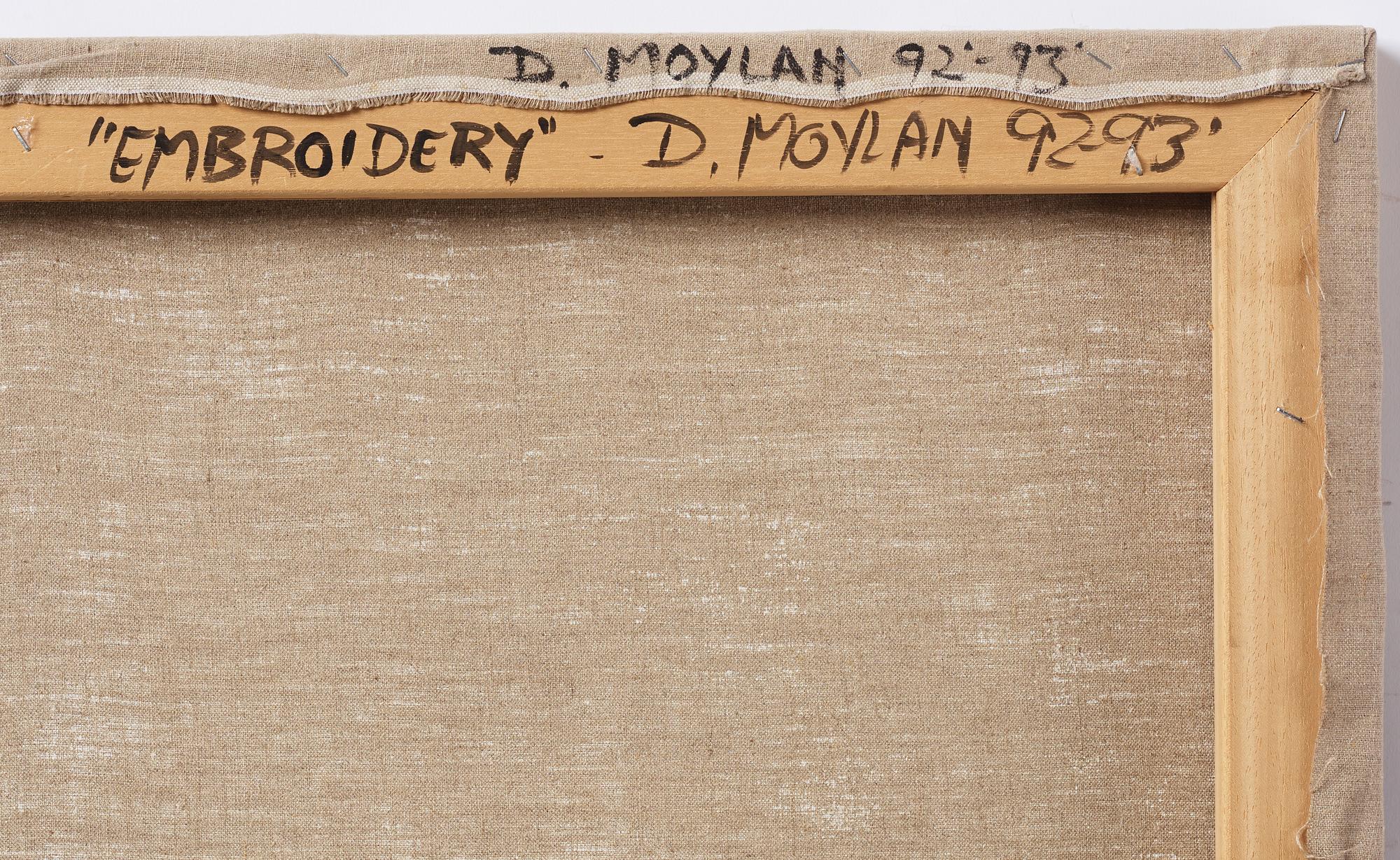 Donna Moylan, olja på duk, signerad och daterad 92-93 a tergo.