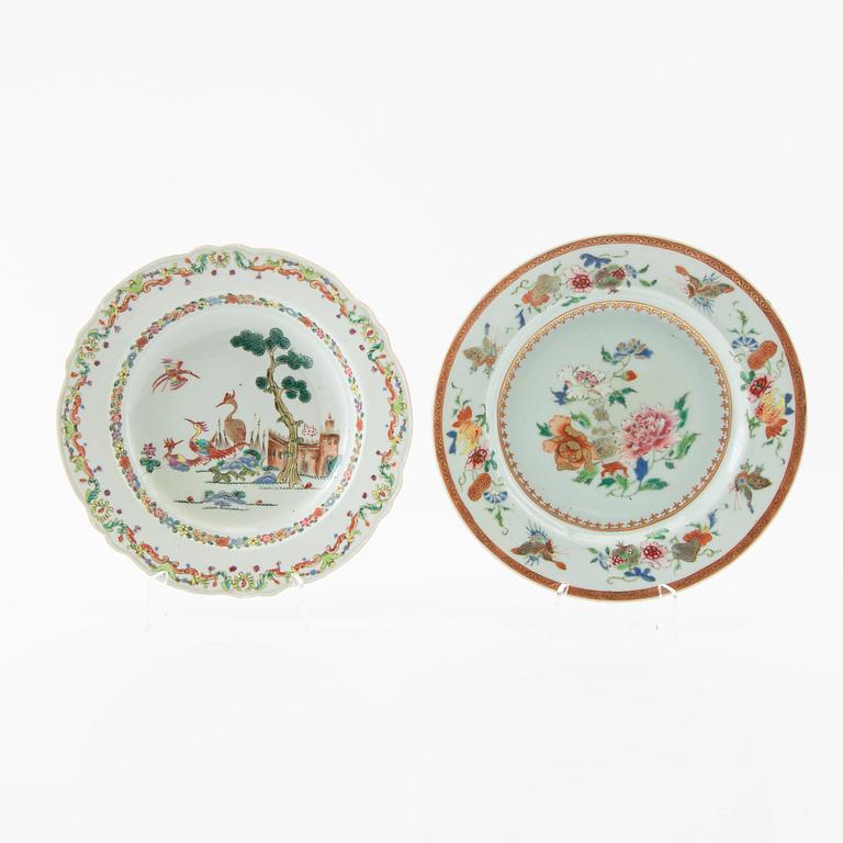 Plates 4 pcs China 18th century.