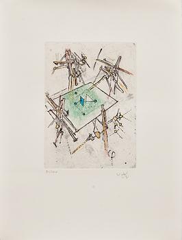 ROBERTO MATTA, färgetsning, signerad och numrerad 71/100.