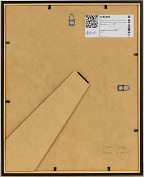 Einar Jolin, Stående samekvinna, Elegant dam i profil a tergo.