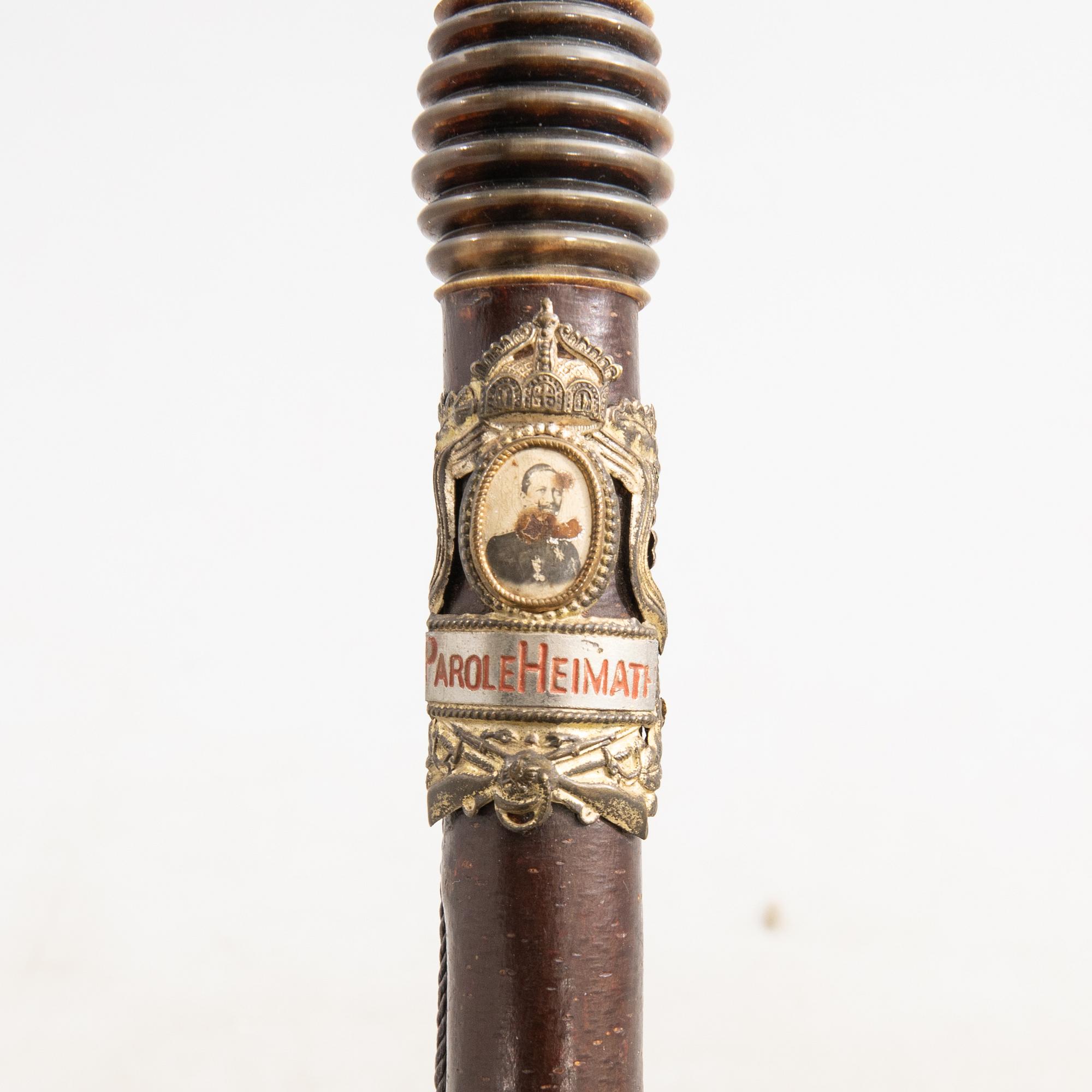 Long pipe "Parole Heimat" Germany late 19th century.