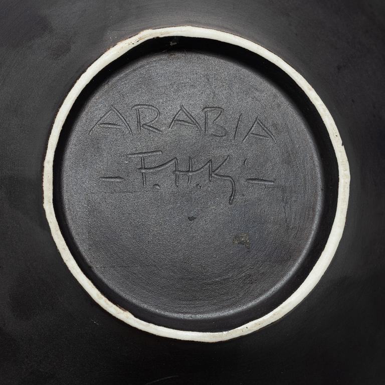 Friedl Holzer-Kjellberg, skål, stengods, Arabia, Finland.