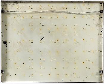 Stig Lindberg, Wall relief in enamelled sheet metal, Gustavsberg, 1960s.