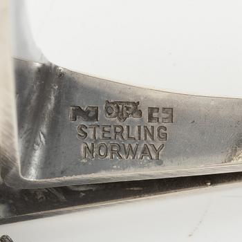 Odvar Pettersen, brooch, sterling silver, Norway.