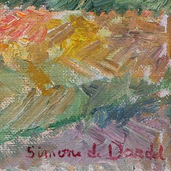 SIMONE DE DARDEL, a signed oilpainting.