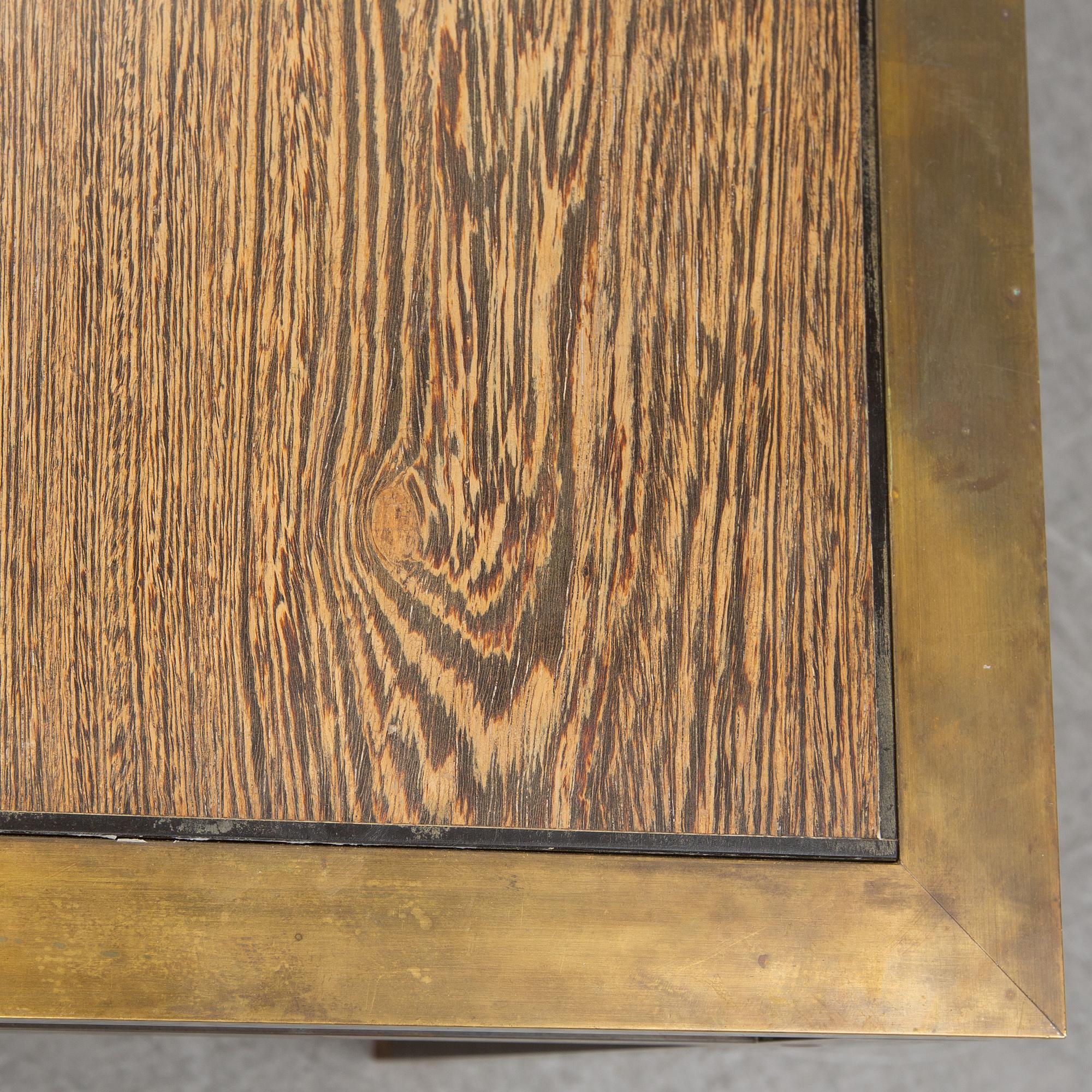 A Danish wengé wood desk, 1960's/70's.