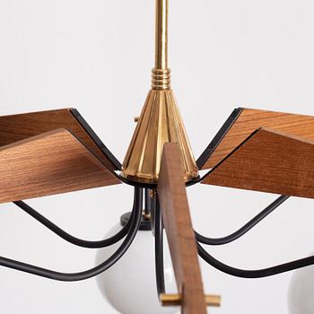 Ceiling lamp, Italy, second half of the 20th century.