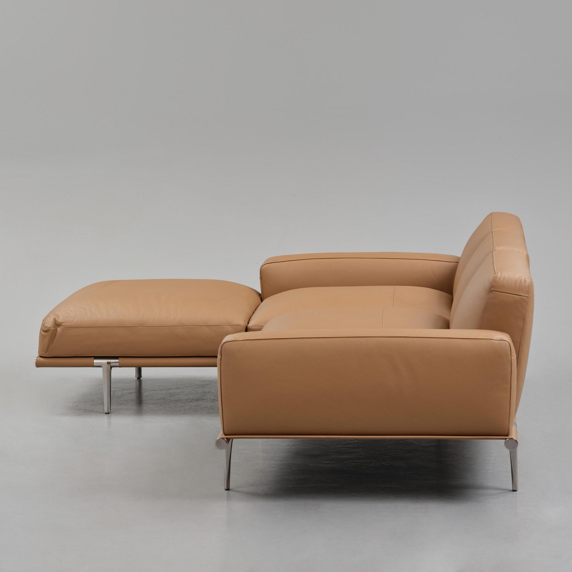 Ludovica Serafini & Roberto Palomba, a "Let it Be" sofa, Poltrona Frau, Italy, 2025.