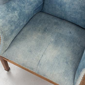 Ralph Lauren Home, a 'Hepplewhite wing chair'.