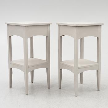 Sängbord, ett par, 1900-tal.