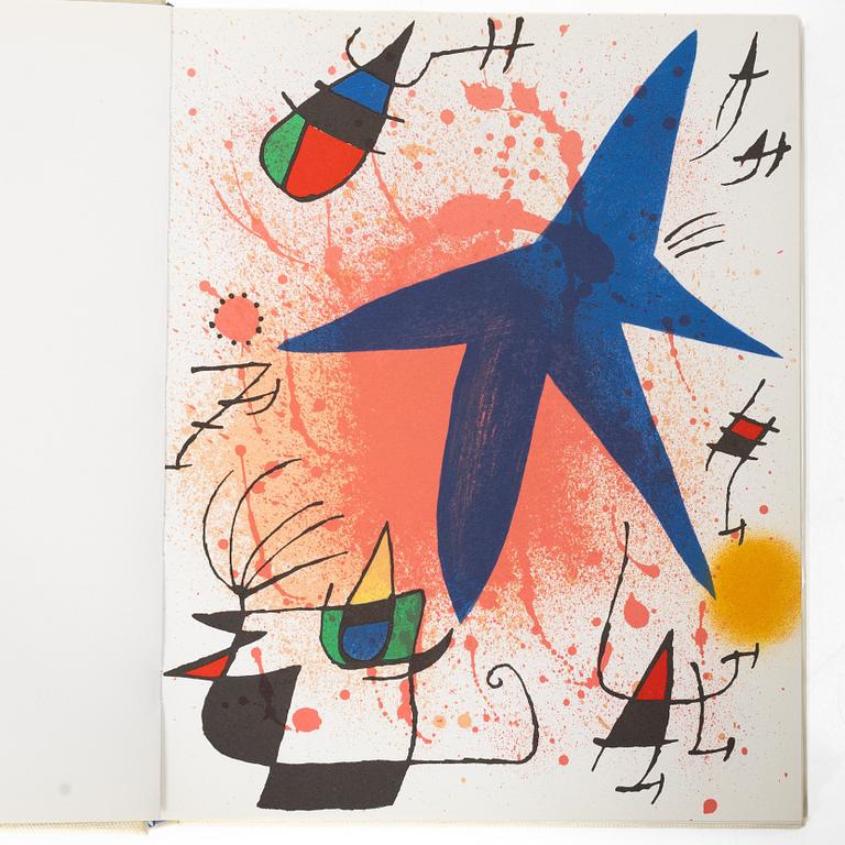 Joan Miró, Böcker 2 st, "Samlade litografier I-II", numrerade 120/300.