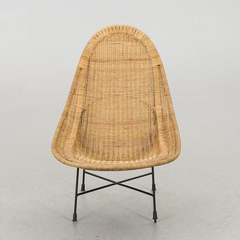 KERSTIN HÖRLIN-HOLMQUIST, fåtölj, "Stora Kraal", Nordiska Kompaniets Verkstäder, 1950-tal.