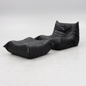 Michel Ducaroy, a 'Togo' armchair with ottoman, Ligne Roset, France, 21st Century.
