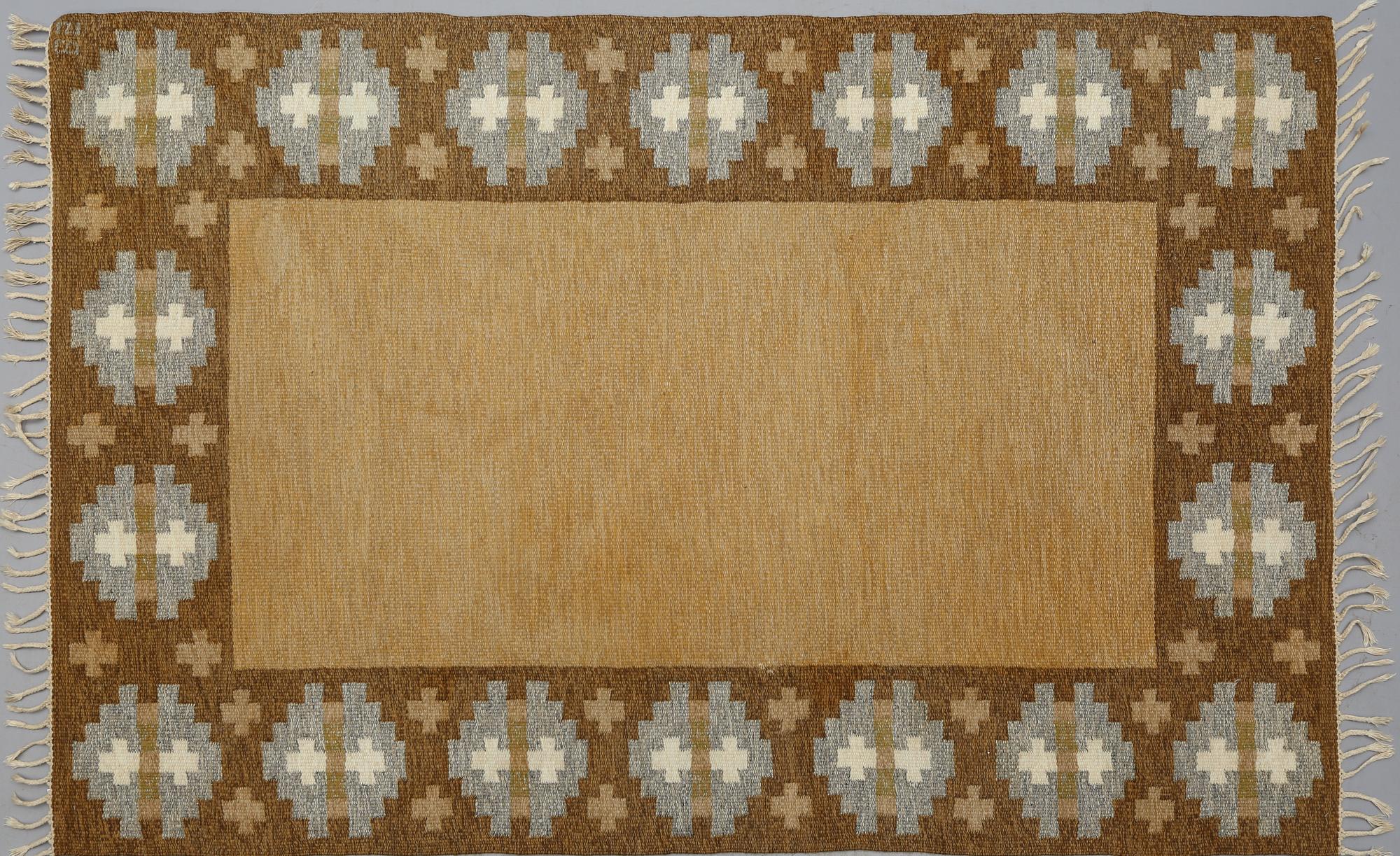 MATTA, rölakan, monogramsignerad BS, Barbro Sprinchorn eller Birgitta Söderkvist, 238 x 160 cm.