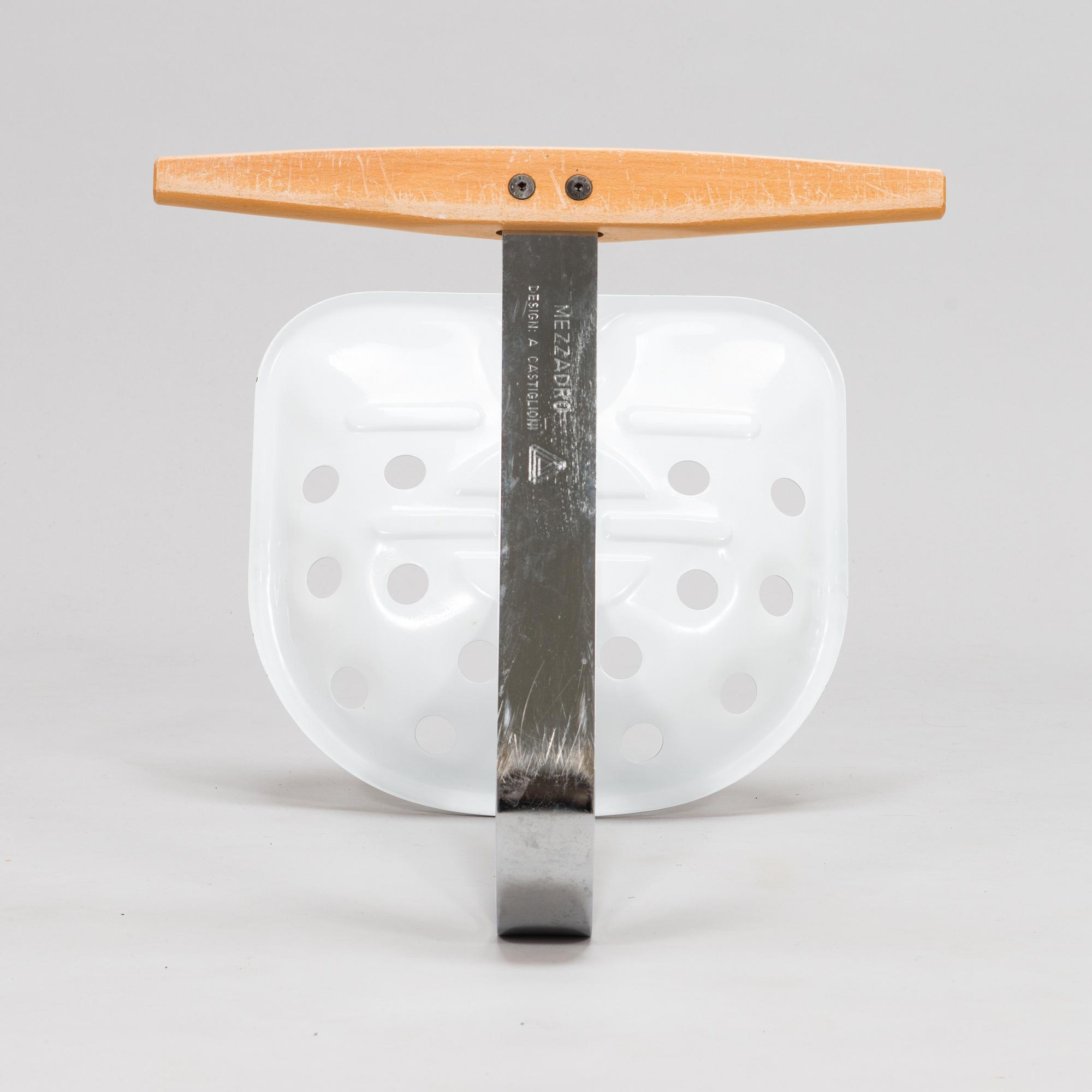 Achille & Pier Giacomo Castiglioni, a 21st century 'Mezzarado' stool for Zanotta.