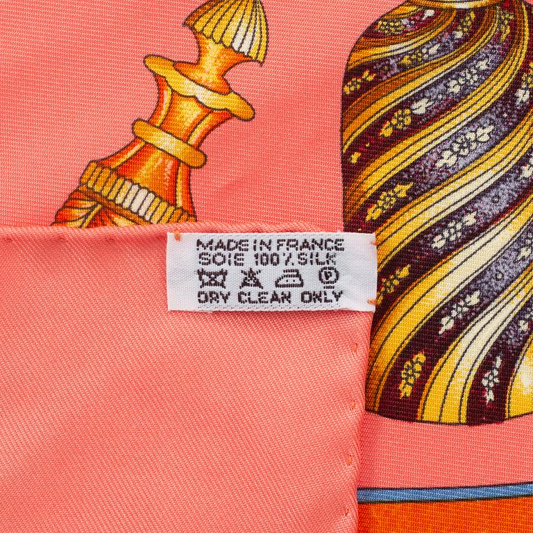 Hermès, scarf, "Qu'importe le flacon".