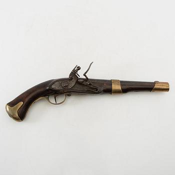 Flintlock pistol, Swedish, m/1816 for the Skåne Carabiniers.