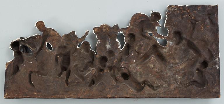 RELIEF, brons, Bacchanale. 1800-tal.