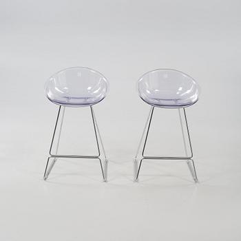 BARSTOLAR, ett par, "Gliss", Pedrali, Italien, omkring 2000.