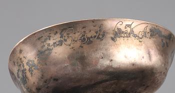 SOPPSLEV, silver och trä, Anders Hallman, Stockholm, 1797. Vikt ca 120 g.