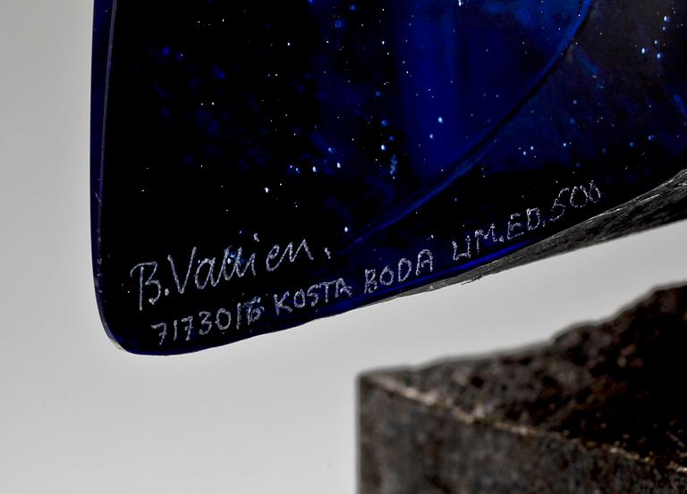 SKULPTUR, glas, Bertil Vallien, Kosta Boda, 2000-tal.