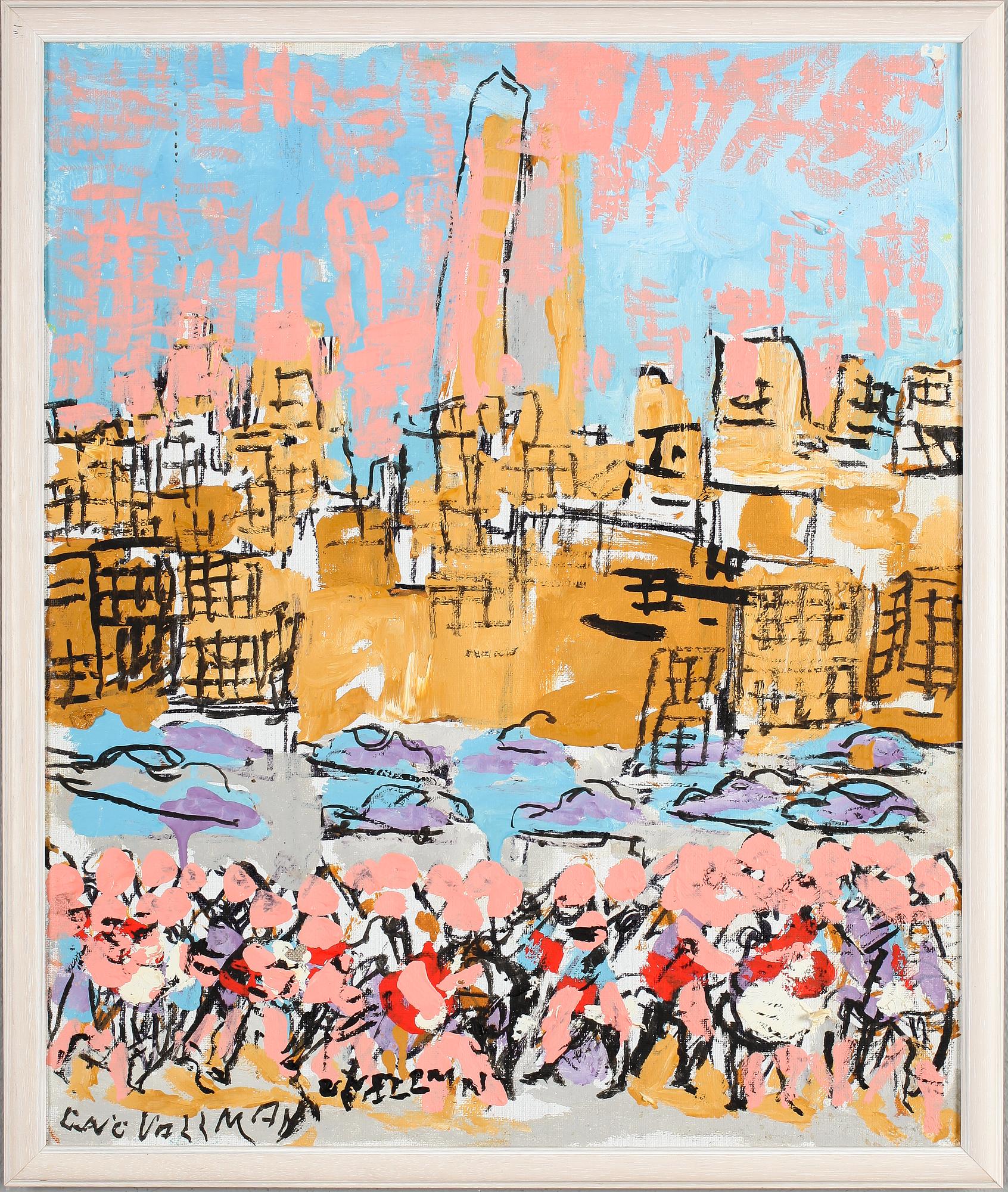 UNO VALLMAN, olja på duk, signerad.